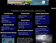 Tablet Screenshot of ofallonweather.com